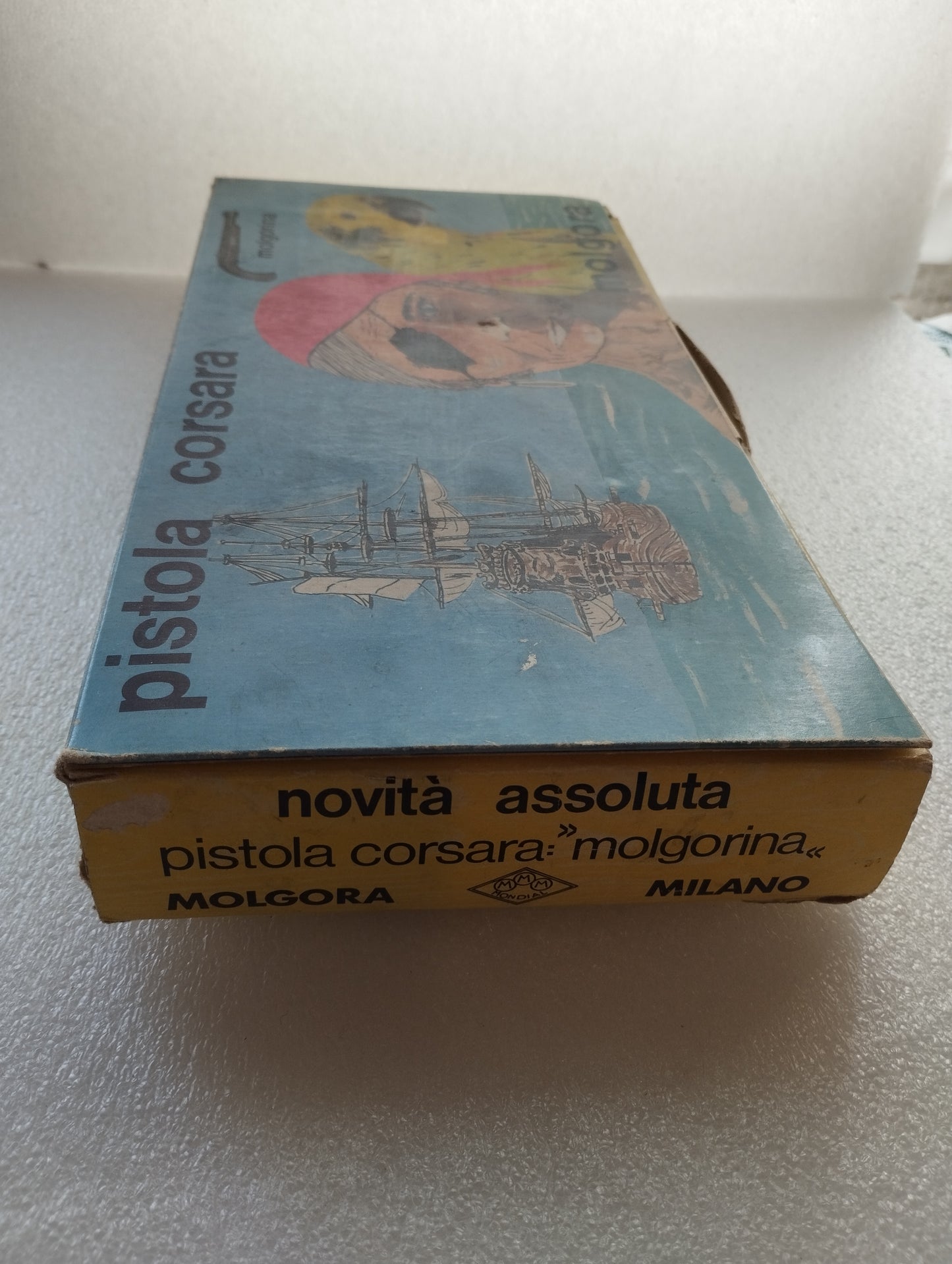Gioco Molgorina Pistola Corsara

Prodotto da Mondial Milano

Made in Italy

Anni 70