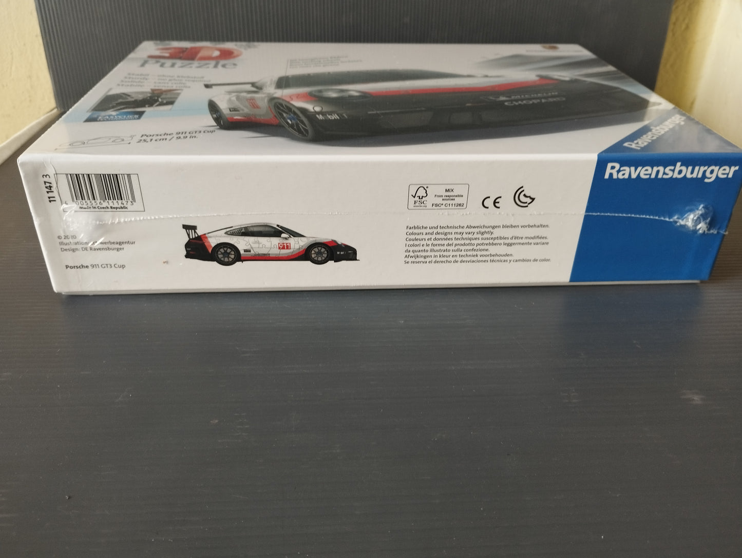 Porsche 911 GT3 Cup 3D Puzzle Model

 Produced by Ravensburger