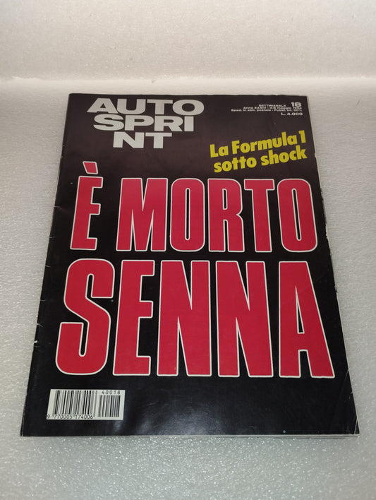 Rivista settimanale Autosprint "Senna " n.18 anno XXXIV 3-9 Maggio 1994