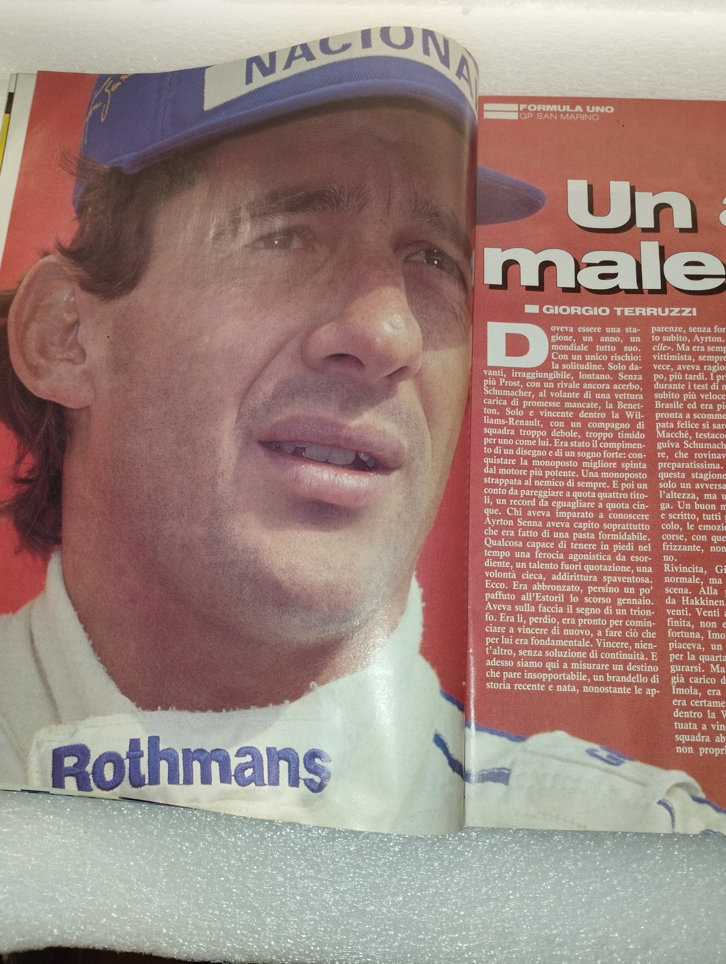 Rivista settimanale Autosprint "Senna " n.18 anno XXXIV 3-9 Maggio 1994