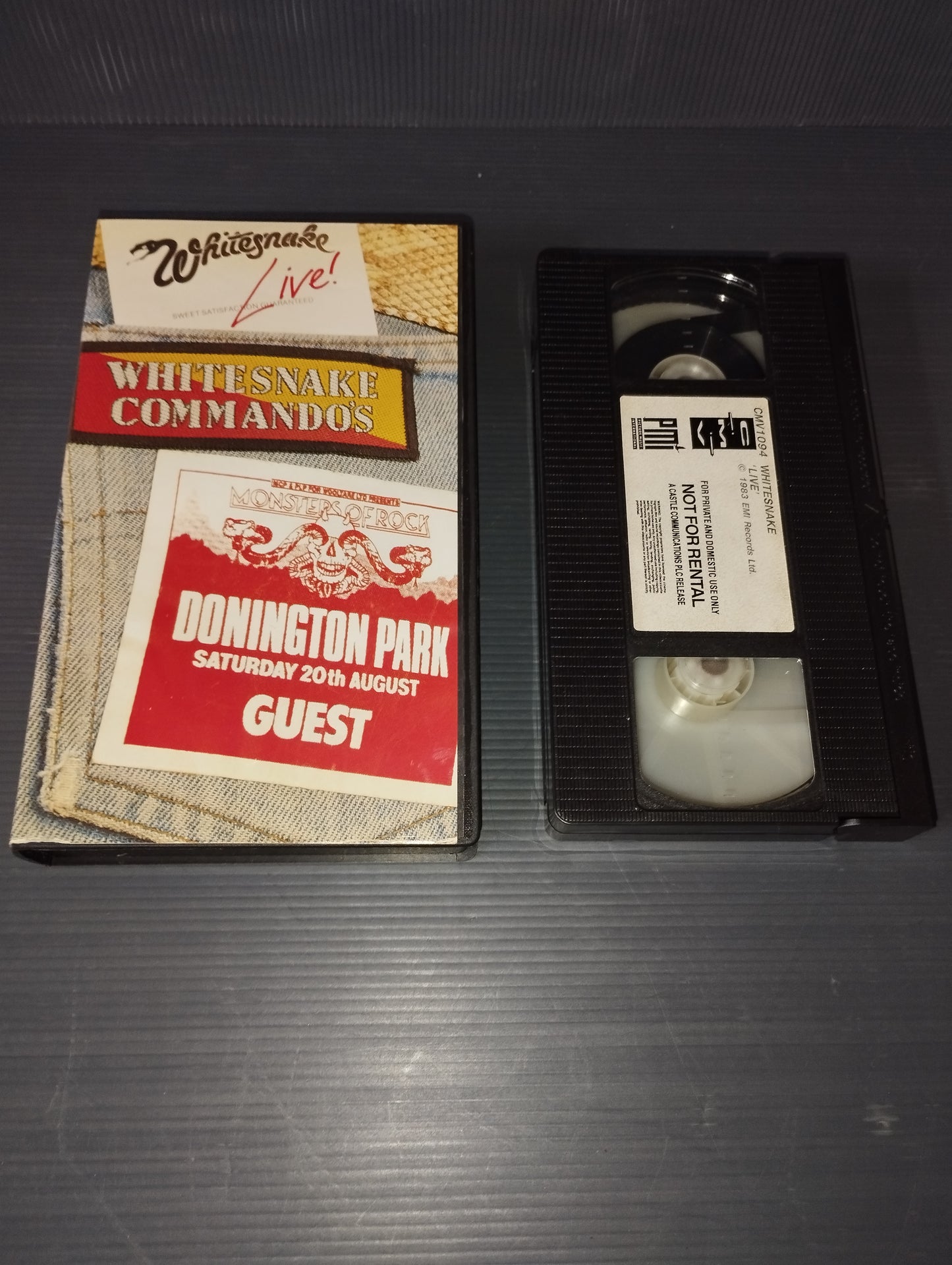 VHS Whitesnake Live