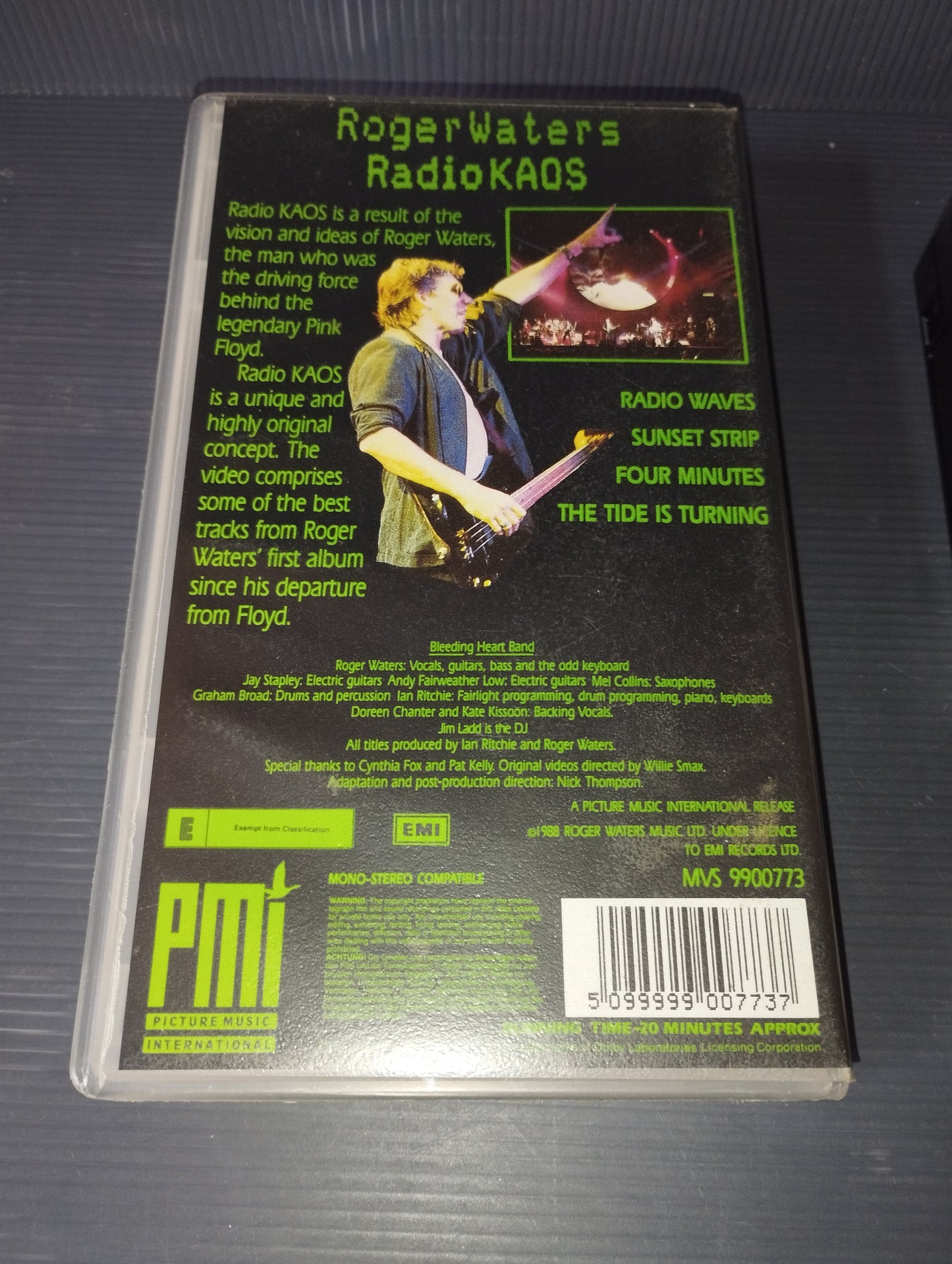 VHS Roger Waters RadioKAOS