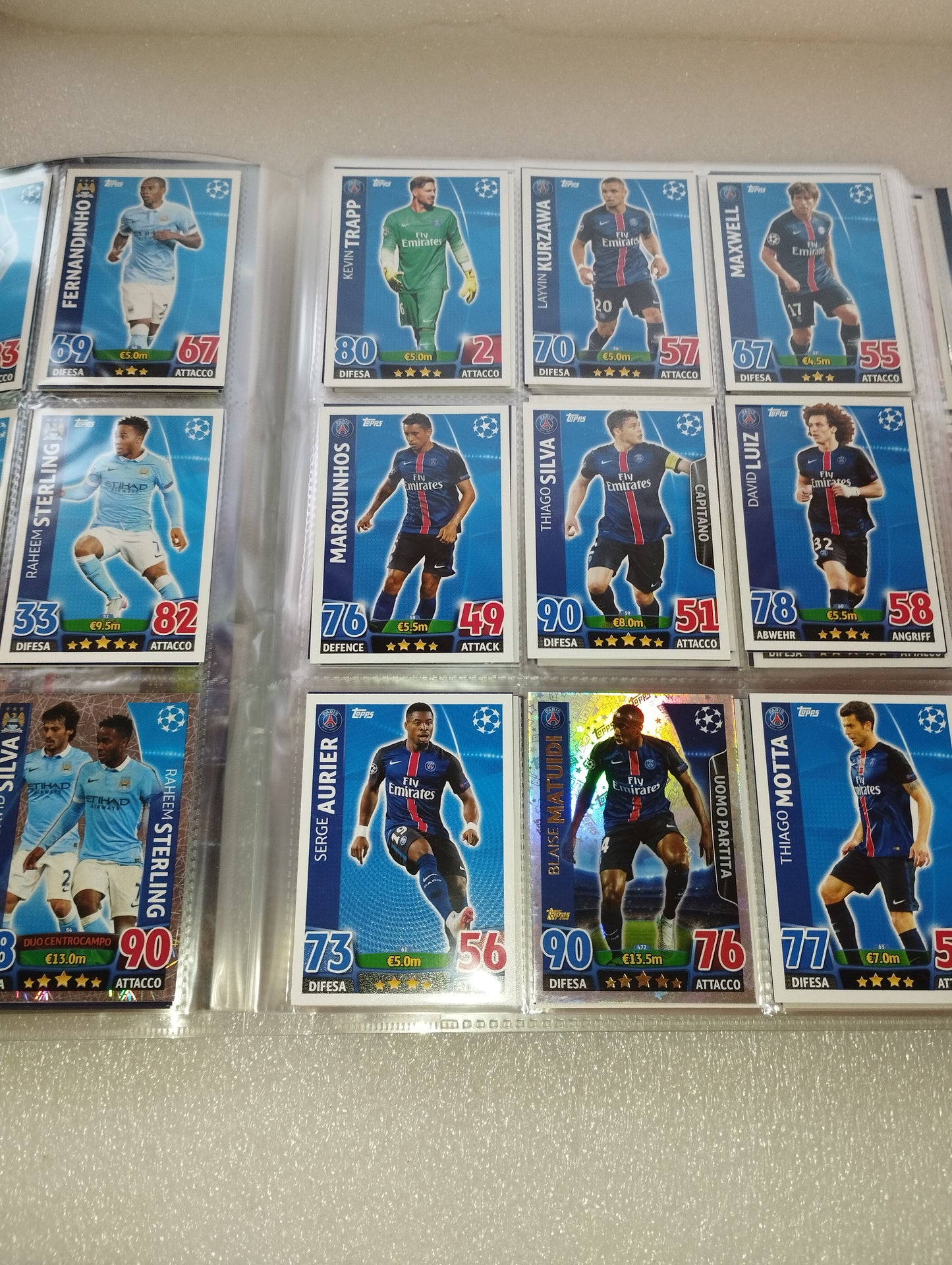 Album Card UEFA Champion League Stagione 2015/16

Edita da  Topps Match Attax