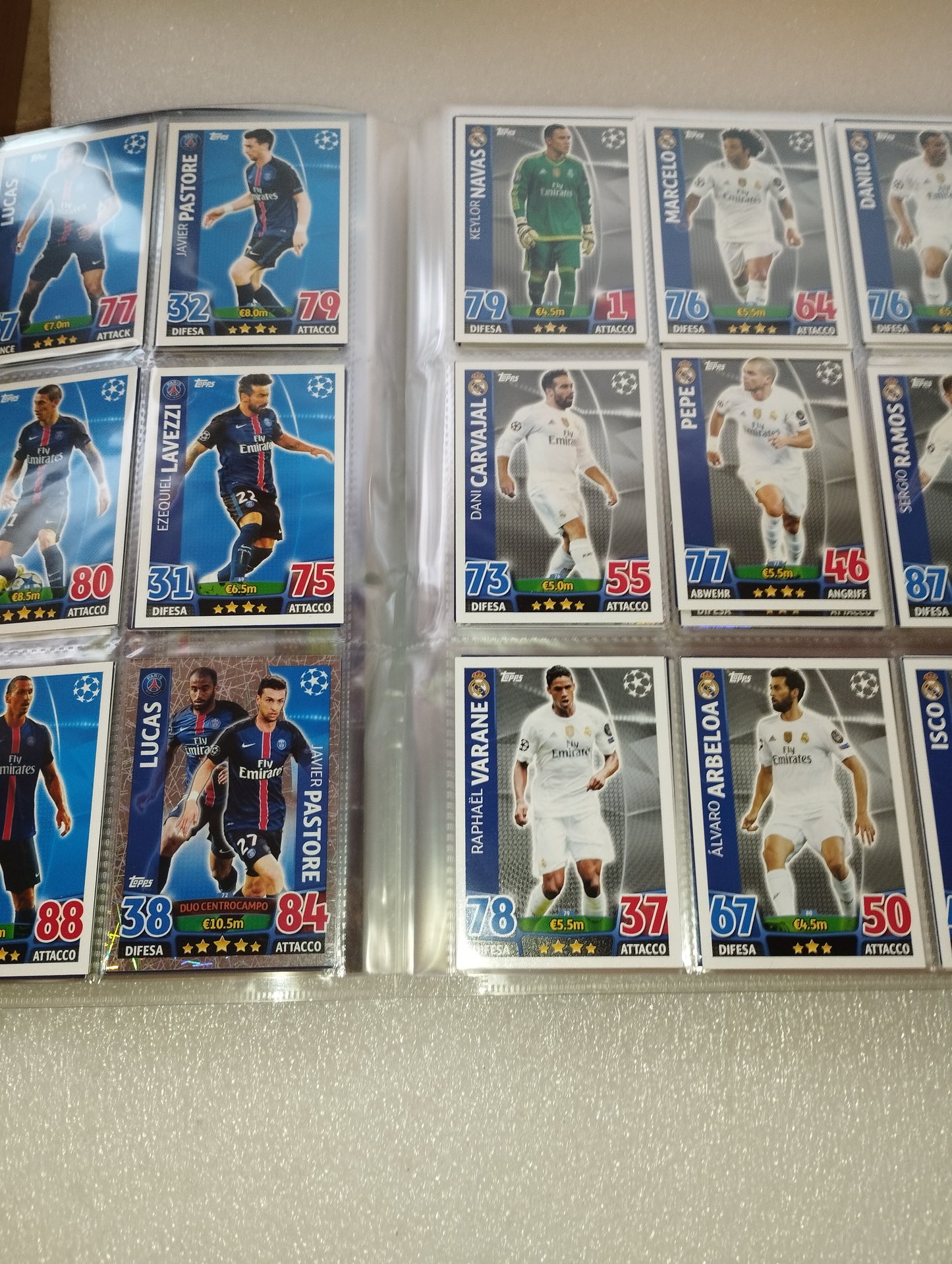 Album Card UEFA Champion League Stagione 2015/16

Edita da  Topps Match Attax