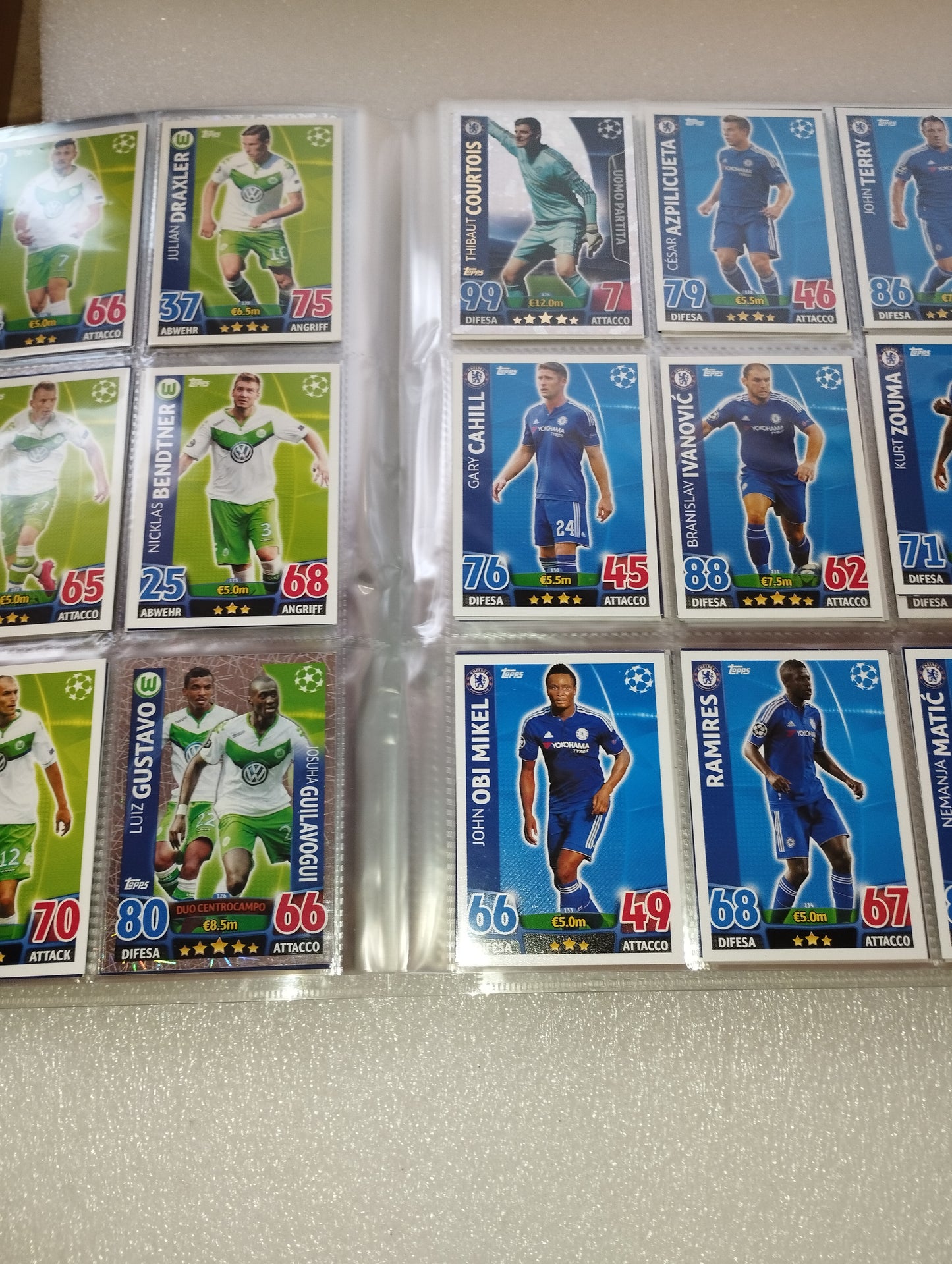 Album Card UEFA Champion League Stagione 2015/16

Edita da  Topps Match Attax