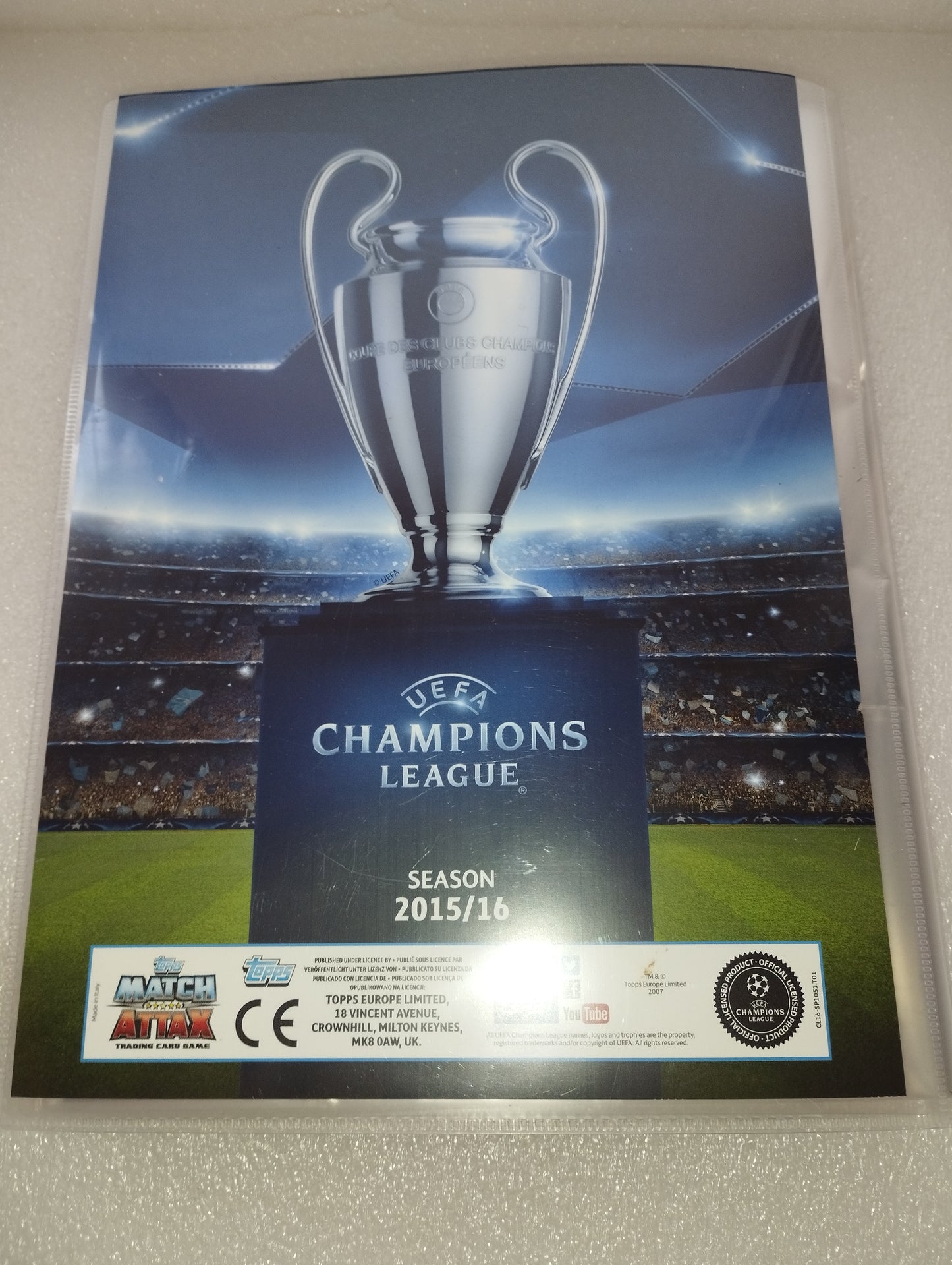 Album Card UEFA Champion League Stagione 2015/16

Edita da  Topps Match Attax