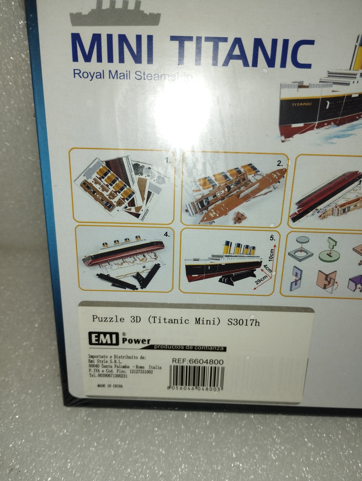 Puzzle Mini Titanic 3D 30 Pezzi