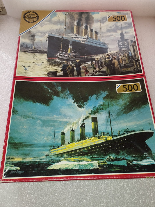 Confezione 2 Puzzle Titanic Flacon De-luxe

Made in England