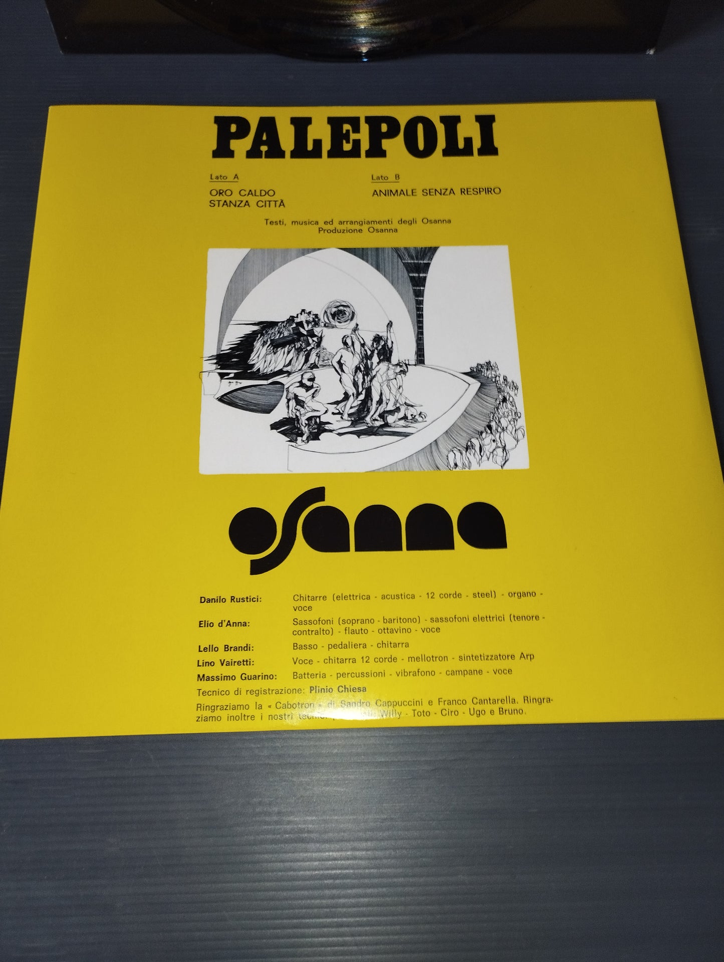 Paleopoli" Osanna Lp 33 Giri

Ristampa Edita nel 2007 da  Vinyl Magic Cod.VLMP 127