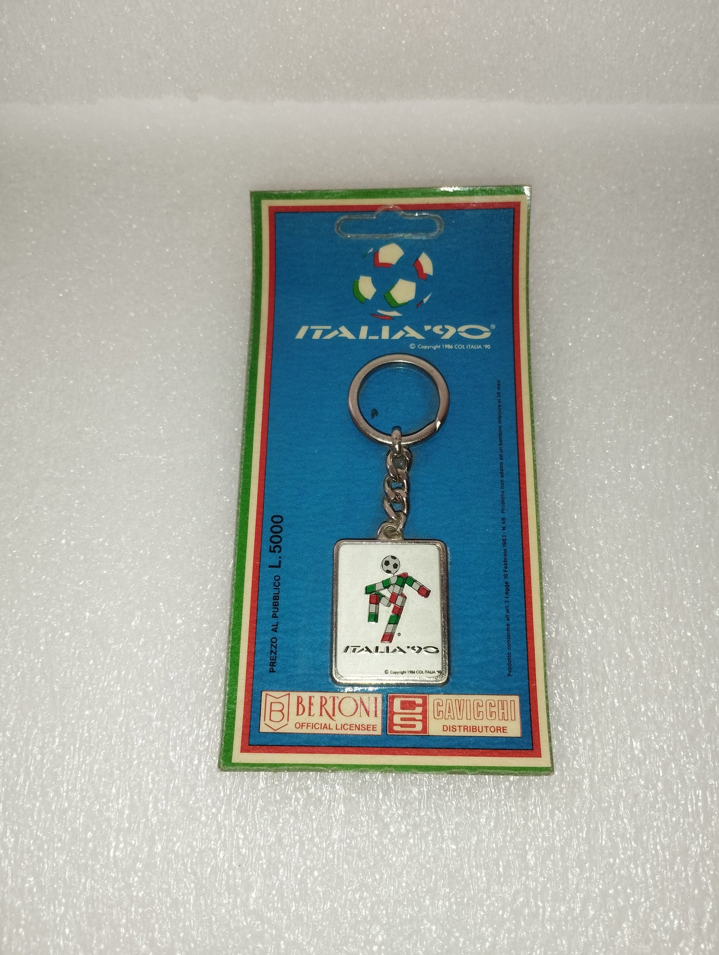 ITALIA 90 Fifa World Cup key ring Official Bertone/Cavicchi product

 Made in Italy