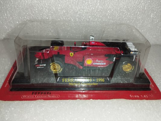 Modellino Ferrari F310 1996 Michael Schumacher

Scala 1:43