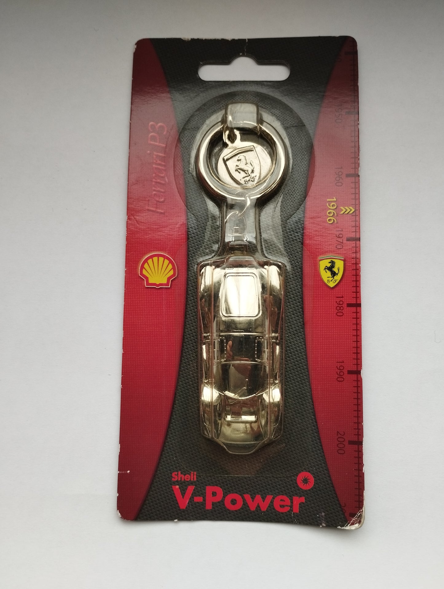 Portachiavi Ferrari P3 1966 Gadget Shell V-Power In metallo cromato –  LUDOteca e dintorni