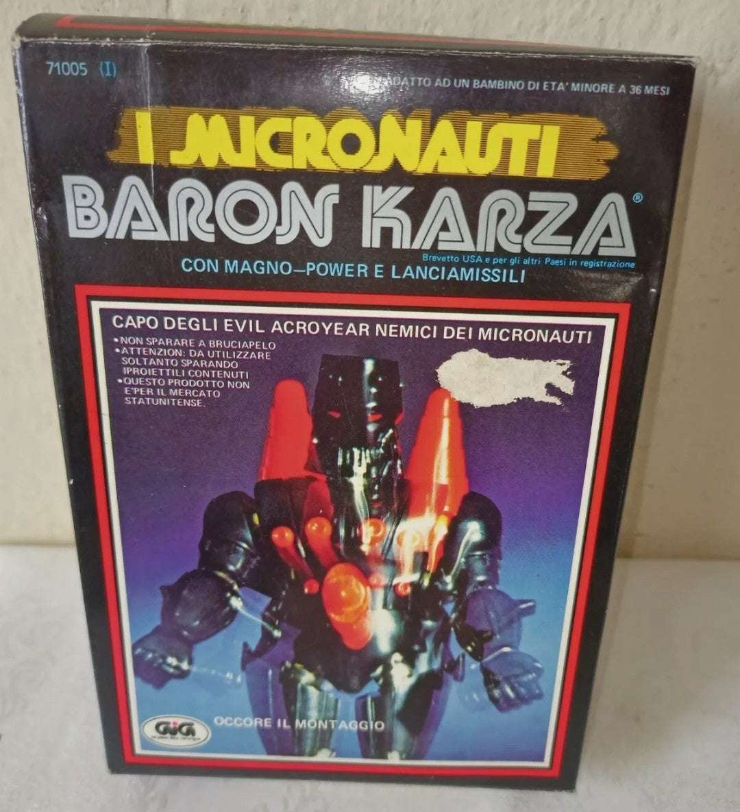 Robot Baron Karza Micronauti originale anni 70