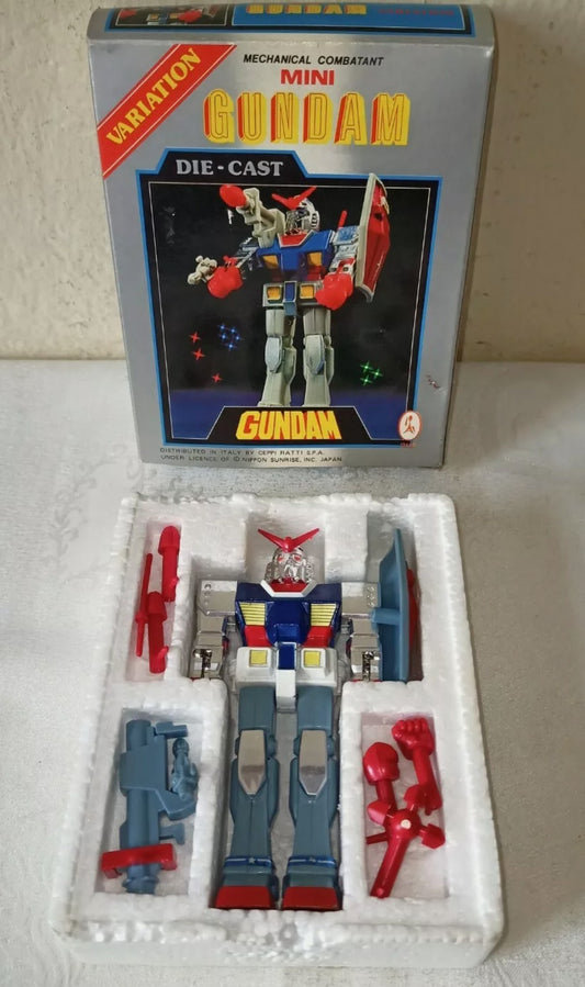 Robot Mini Gundam Ceppi Ratti originale anni 70