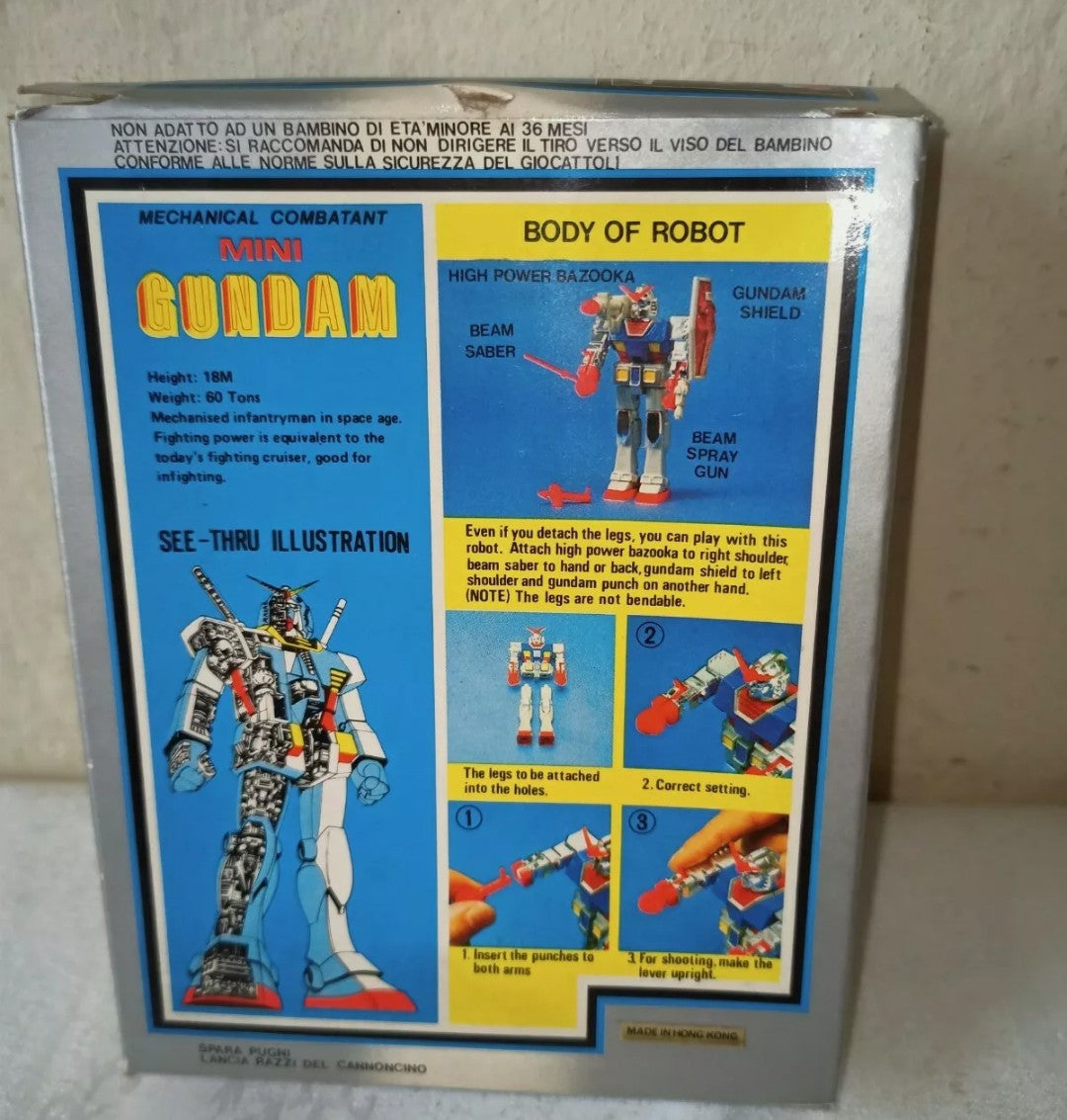 Robot Mini Gundam Ceppi Ratti originale anni 70