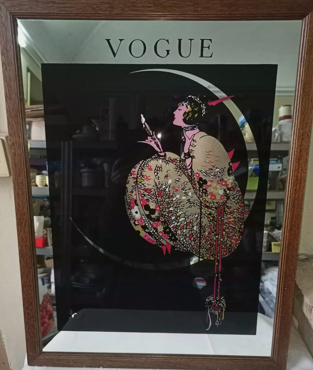 Specchio Vogue vintage da appendere