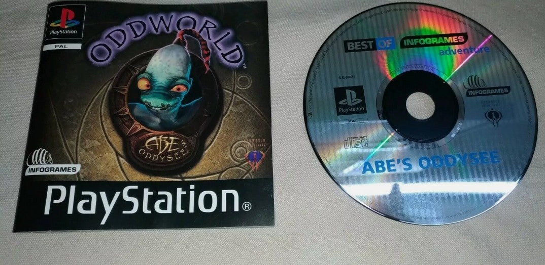 Oddworld Abe's Oddysee video game for PS1