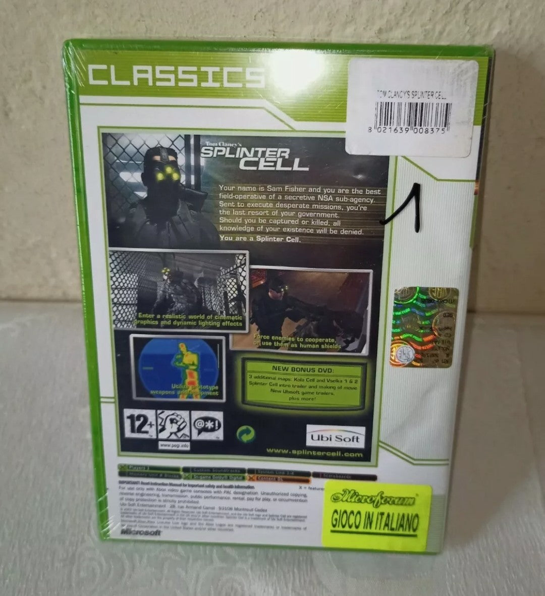 Videogioco Tom Clancy's Splinter Cell per Xbox
 