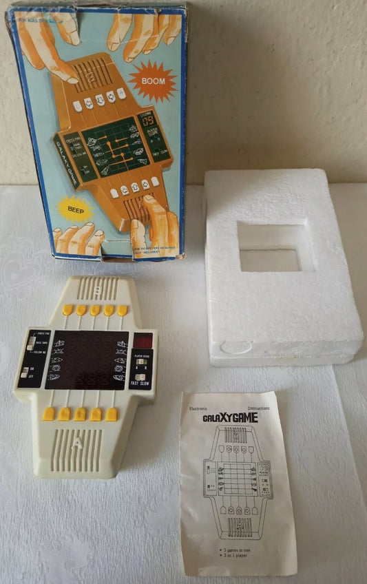 Gioco Elettronico Galaxy Game creato da Galaxy Electronics Corps, originale anni 80