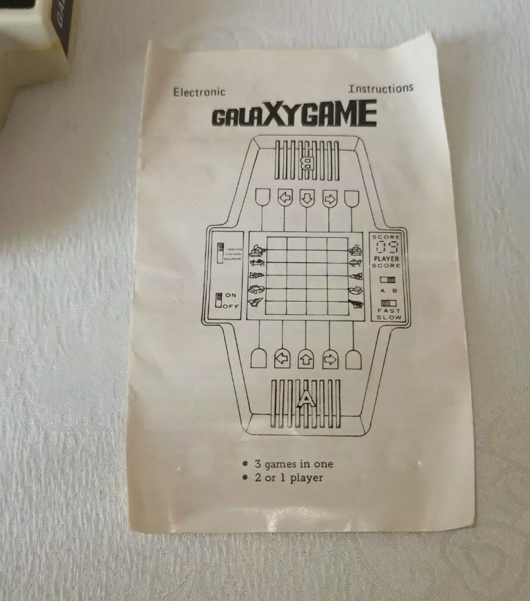 Galaxy Game Electronic Game created by Galaxy Electronics Corps, original from the 80s