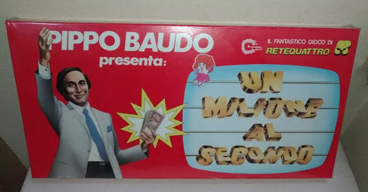 Gioco da tavolo Un milione al secondo, il fantastico gioco di Retequattro, Mondadori Giochi originale anni 80