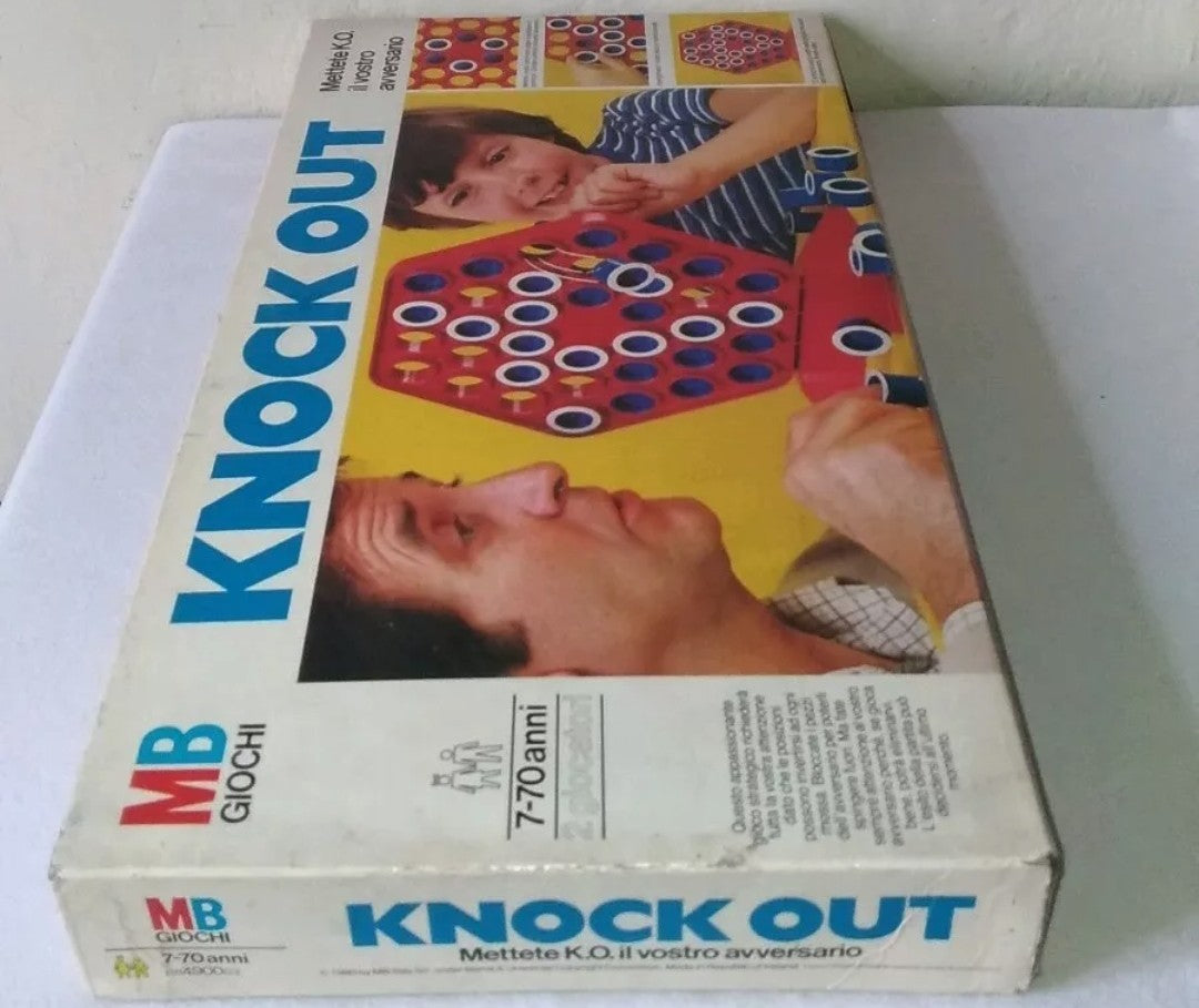 Knock Out board game by MB, original from the 80s