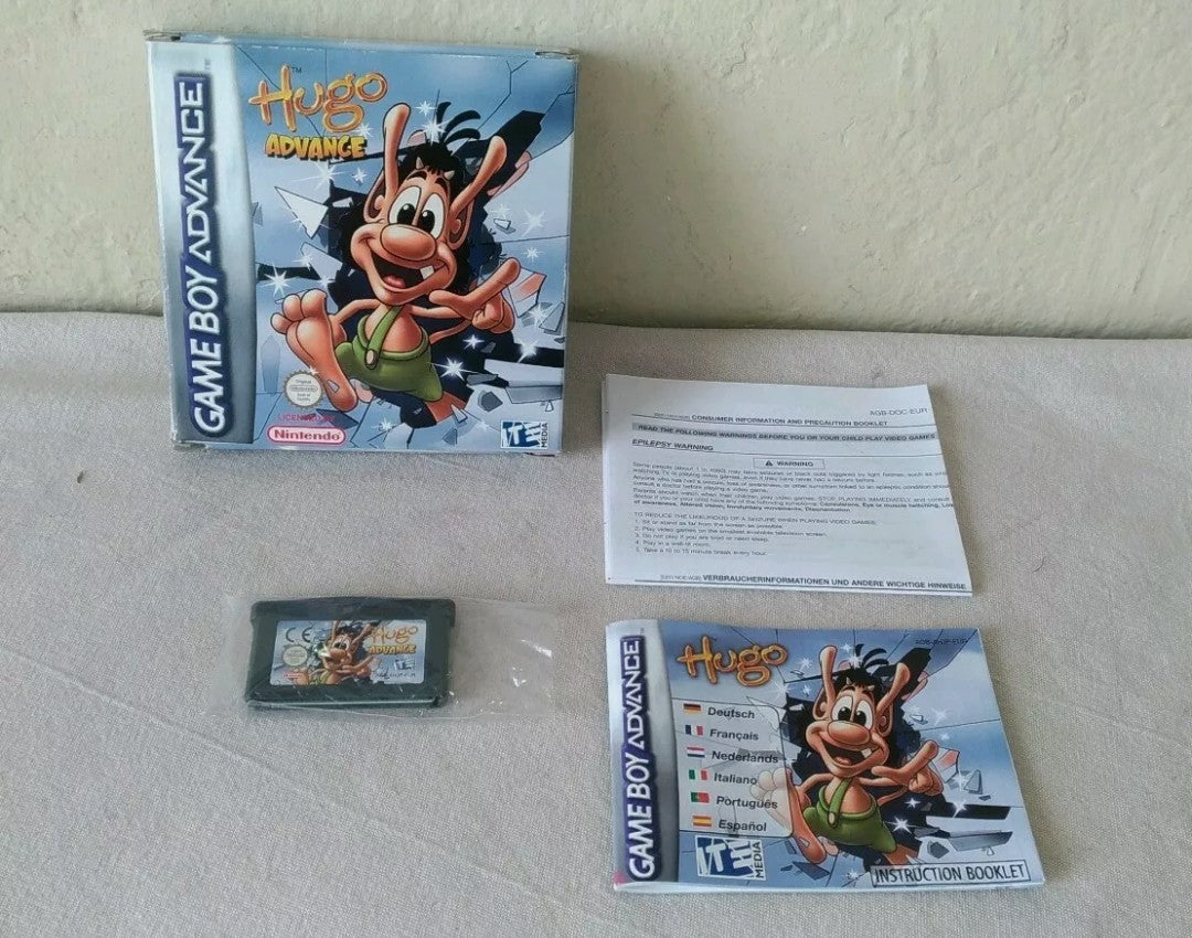 Hugo video game for Game Boy Advance