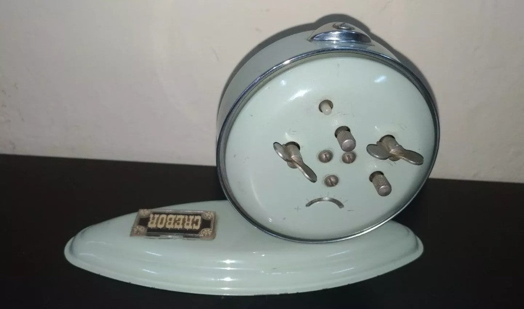 Golden Cock alarm clock, original from the 60s and 70s