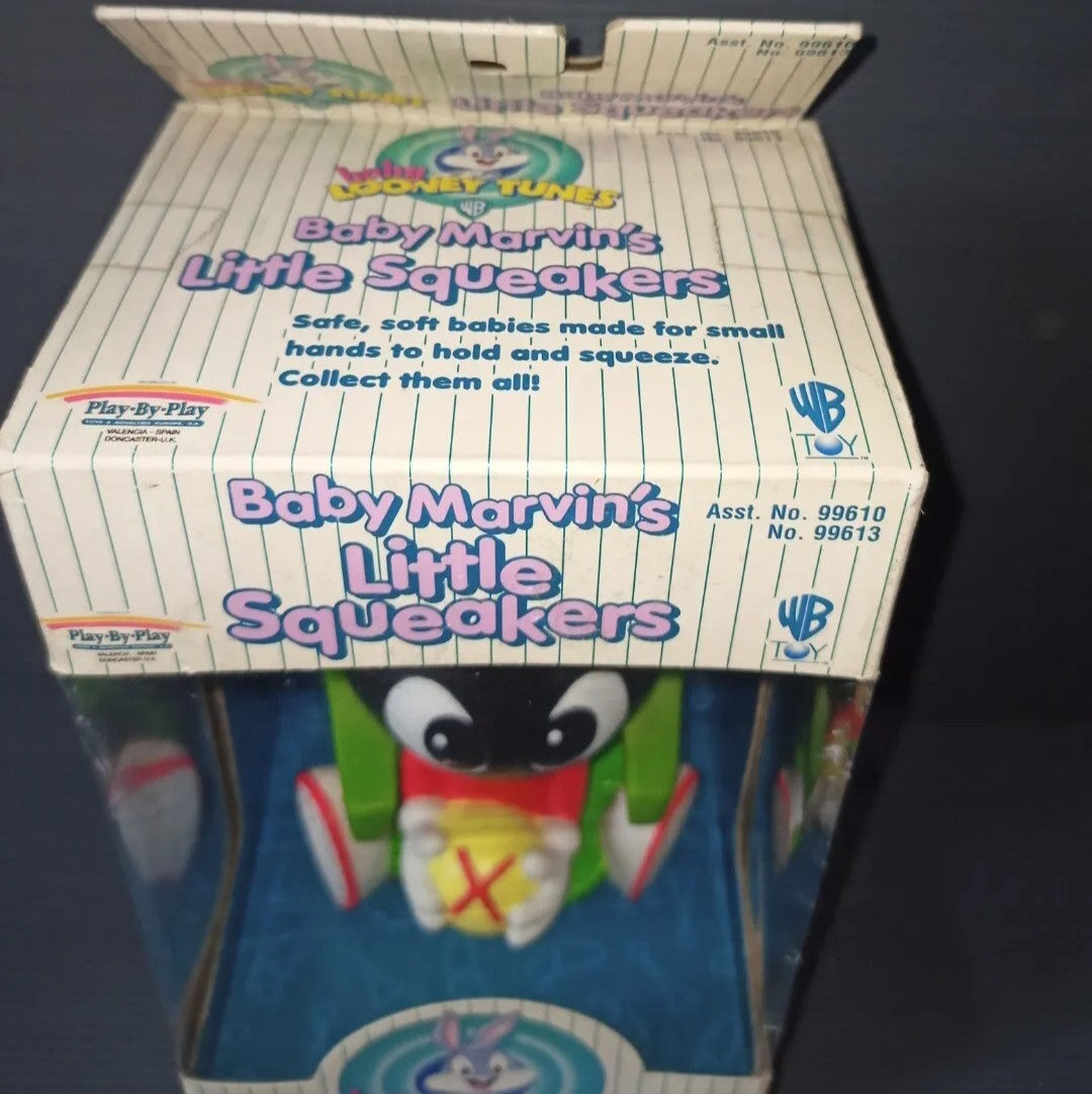 Figura pupazzo in vinile Baby Marvin's Baby Looney Tunes, Originale anni 90
