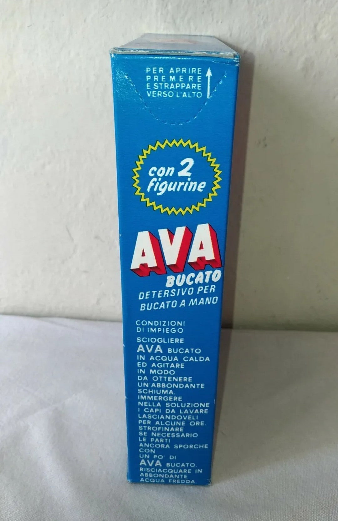 Ava large laundry detergent from the 60s and 70s, sealed