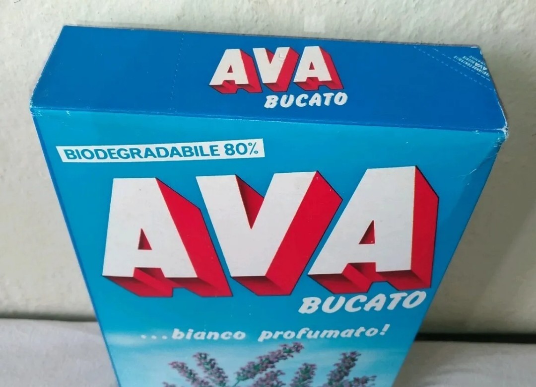 Ava large laundry detergent from the 60s and 70s, sealed